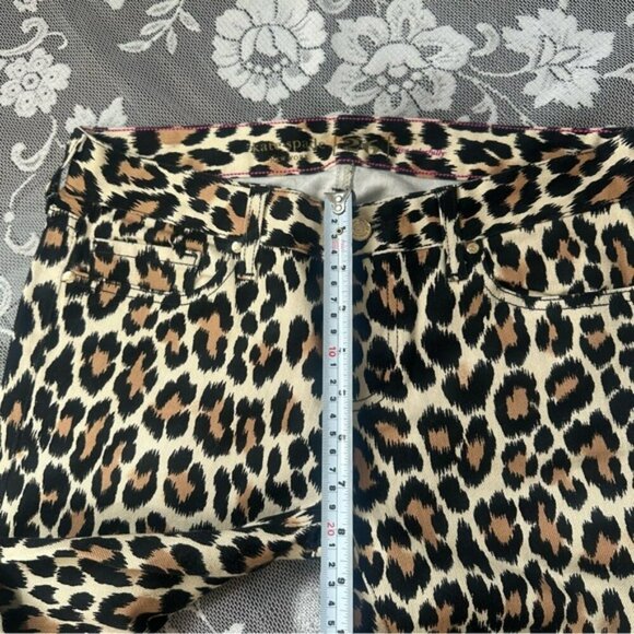 Kate Spade Broome Street Leopard Print Jeans Sz 26 - Picture 16 of 16